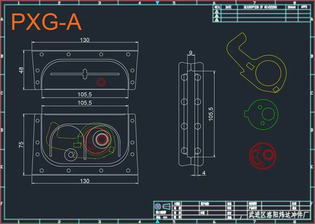 Cold Room Refrigeration Fitting of Eccentric Hook and Aluminum U Shaped Bend Tubes