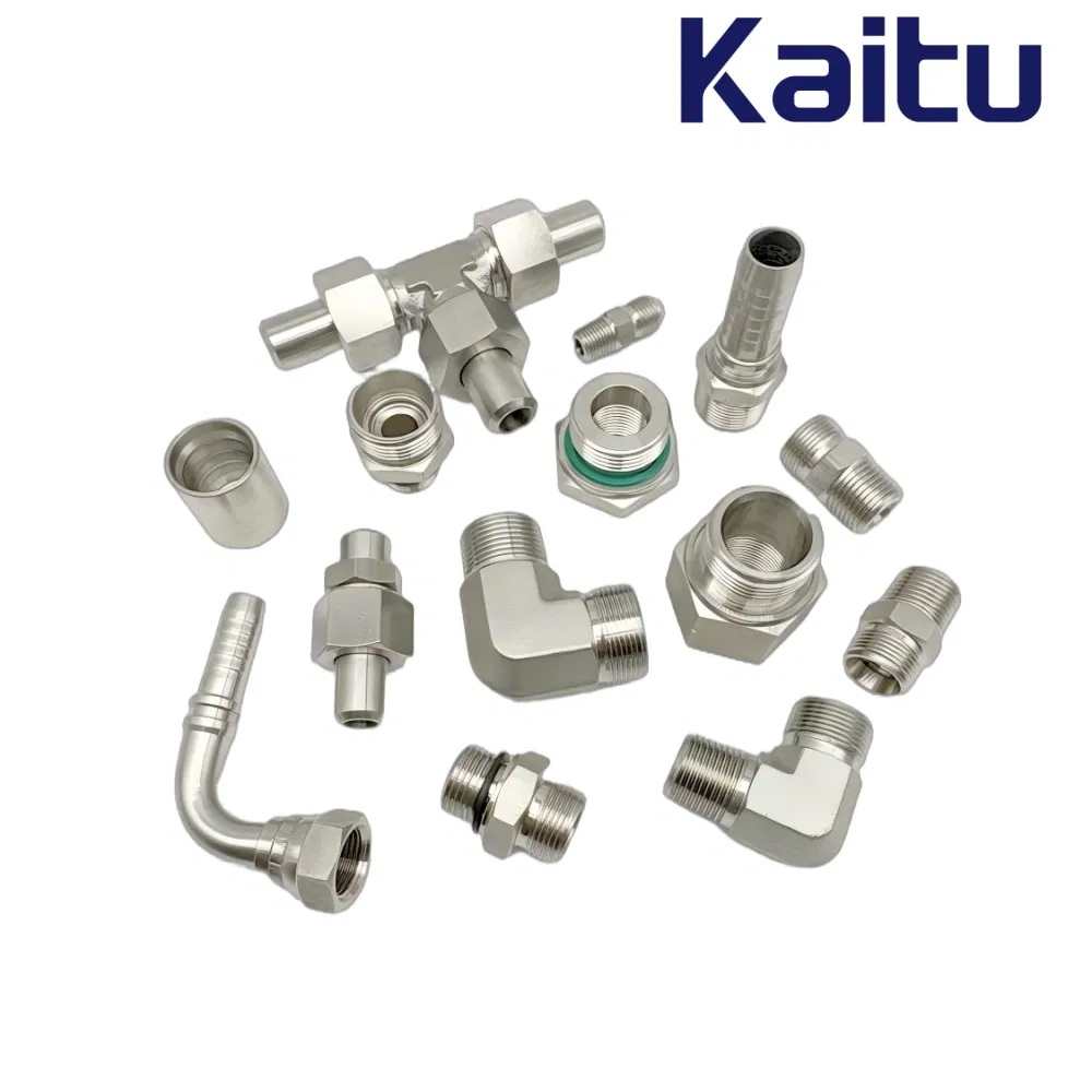 Stainless Steel Adapter Metric Hydraulic Rubber Hose Tube Assembly Fitting NPT Jic SAE Bsp Metric Or