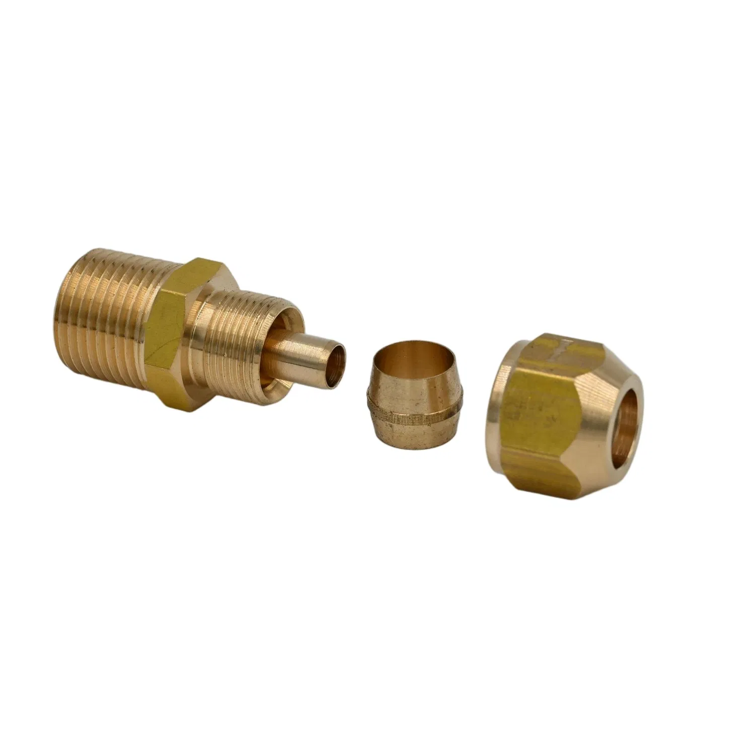 Durable Straight Coupling Brass Brake Pipe Fitting for Semi-Trailer Air Brake