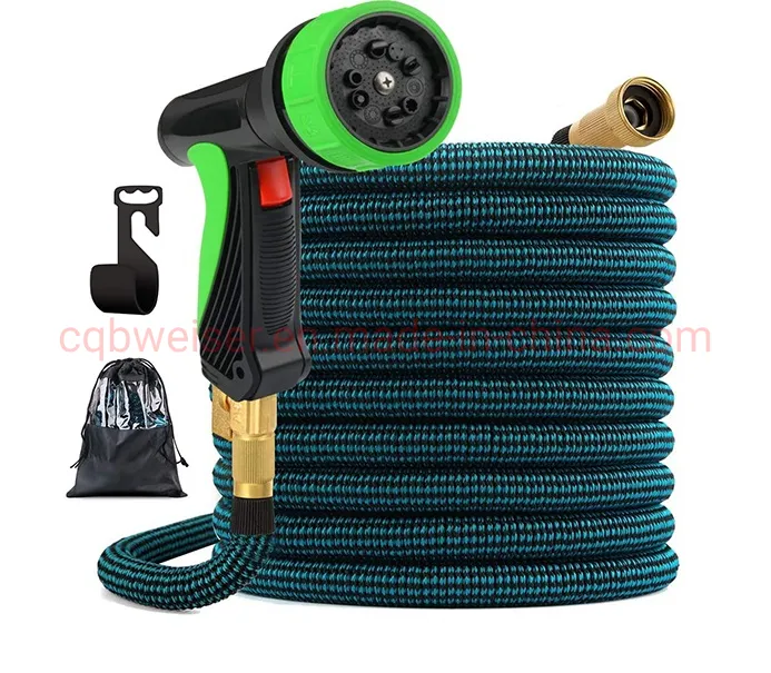 Expandable Garden Hose Pipe 100FT Strong Double Latex Inner Tube
