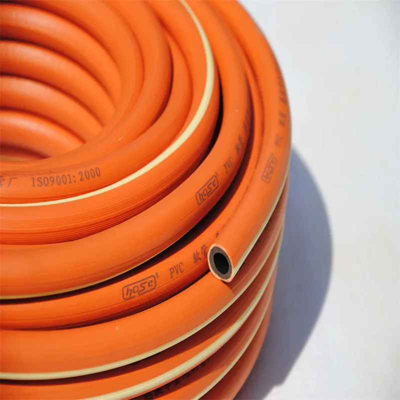 5/16" 8mm Orange PVC LPG Gas Flexible Soft Pipe 50meters Roll