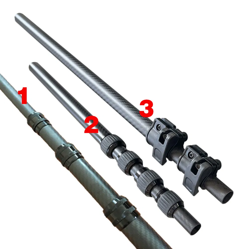 Professional Custom High Modulus Carbon Fiber Tube Pole in 3K 6K Sizes
