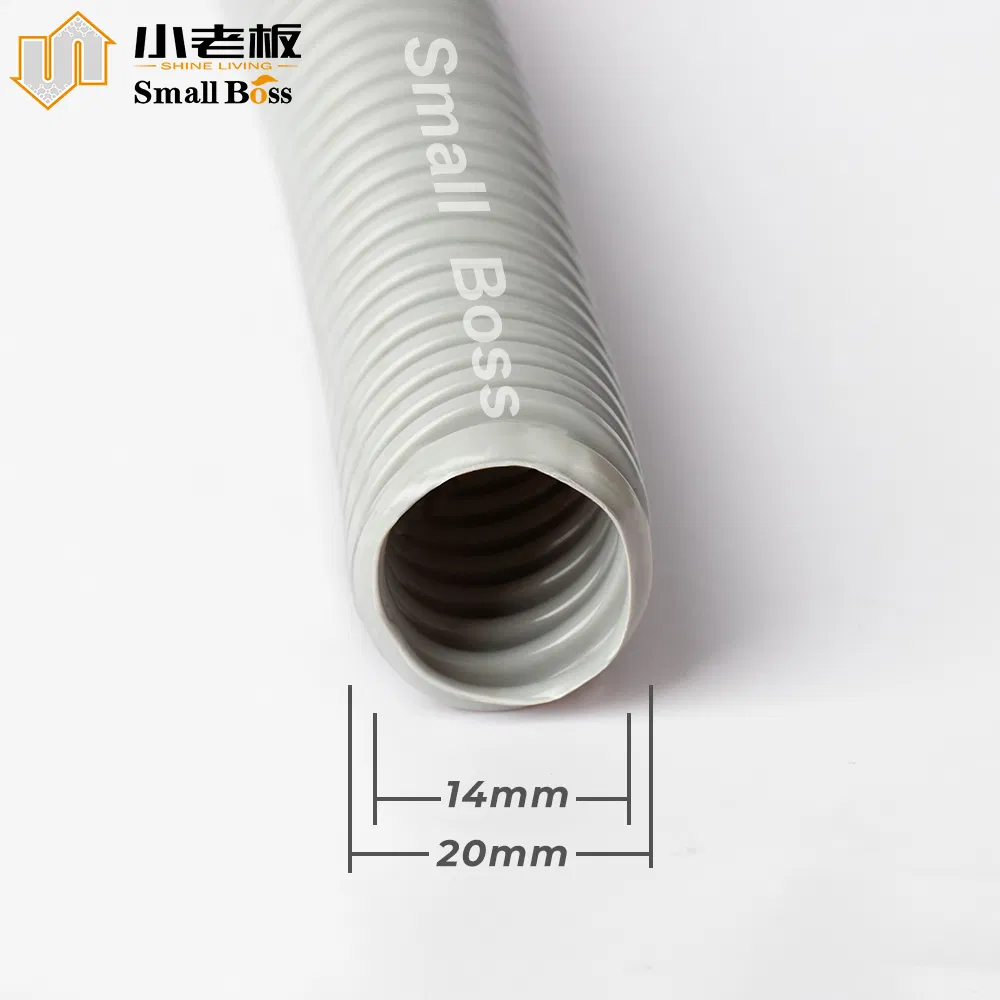 Manufacturer Wire Protection PVC Plastic Corrugated Electrical Flexible Conduit Pipe for Wiring