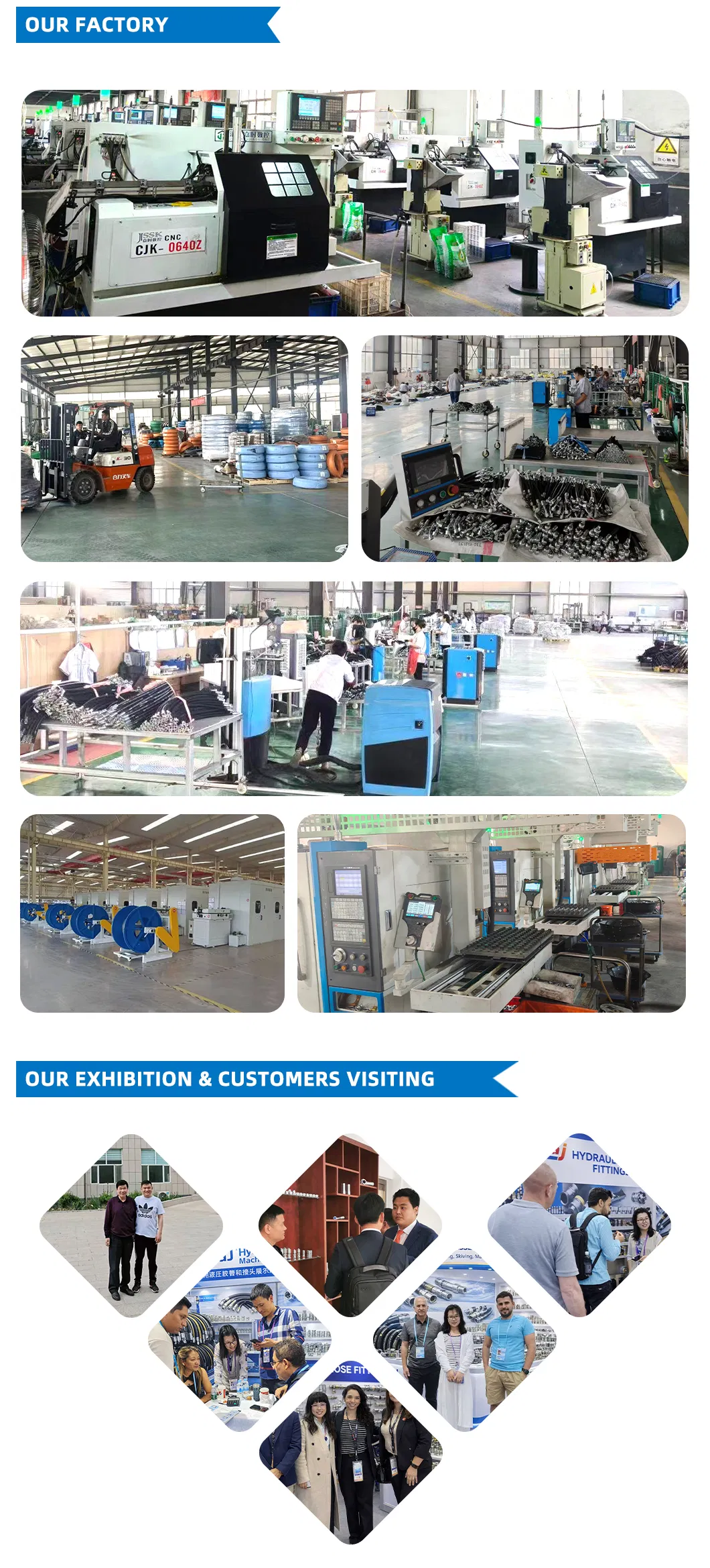 Best Selling Precision Rustproof Steel Hydraulic Hose Adapter Fittings, of Jic/Bsp/NPT/DIN/Orfs/Metric Standard