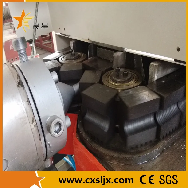 PP/PE/PVC/EVA/PA Single Wall Corrugated Hose Pipe Production Machine Line