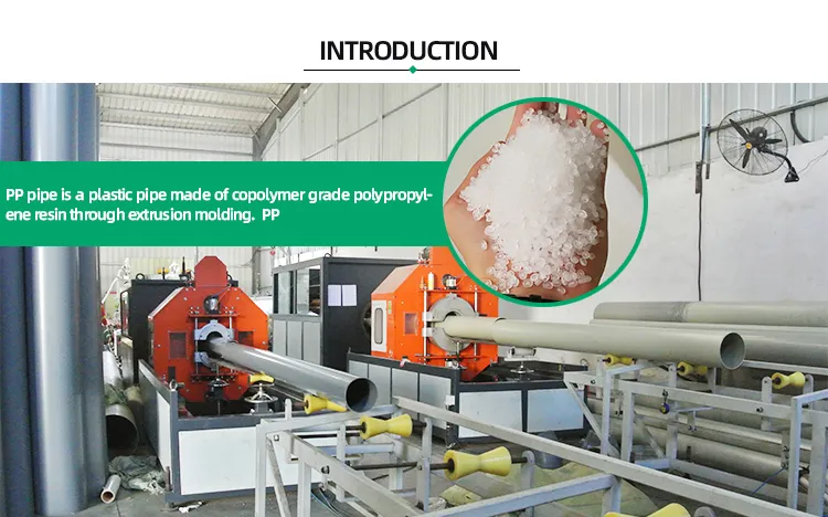 Round PVC/Polypropylene PP Pipe for Ventilation