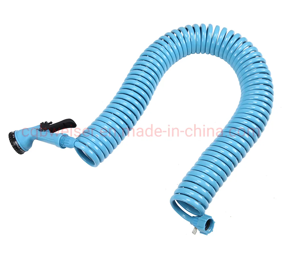 Brass Fittings Flexible Garden Water Irrigation EVA Recoil Hose Pipe