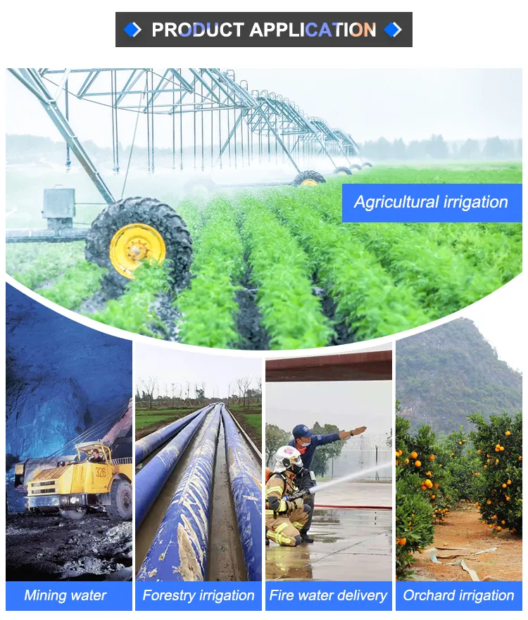 High Pressure 1 2 3 4 5 6 7 8 Inch PVC Soft Flexible Lay Flat Pipe