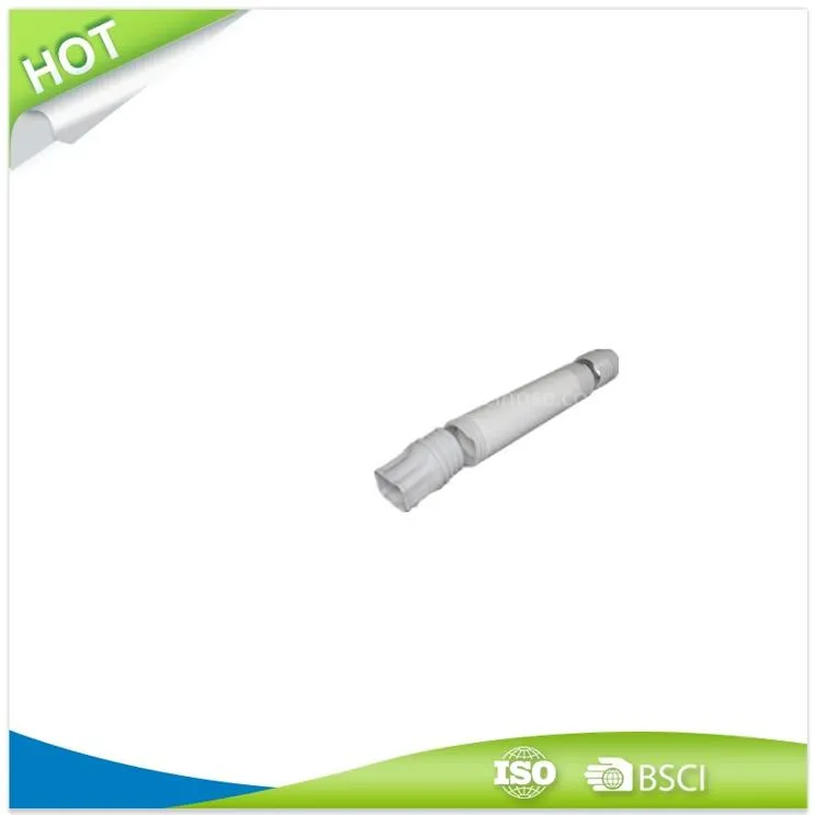 48" Black Flexible Downspout Extension PVC Pipe