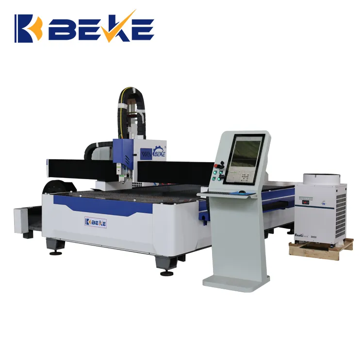 Beke Fiber Laser Cutting Machines Stainless Steel Carbon Steel Size 3015 3000W Tube and Sheet