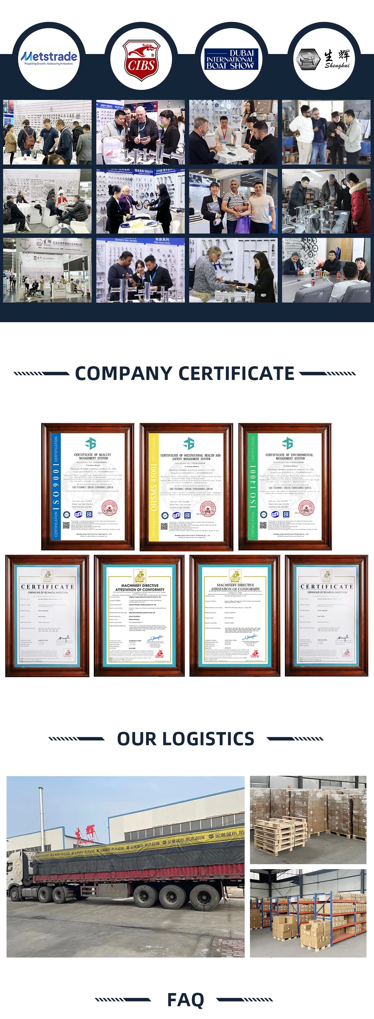 Stainless Steel High-Quality Marine Boat Thru Hull Fittings for Marine Use Hardware Marine