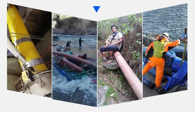 5 Inch Flexible Green Heavy Duty Manure PVC Suction Pipe