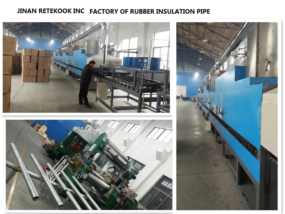 NBR / PVC /EPDM Heat Resistance Insulation Rubber Foam Hose Pipe