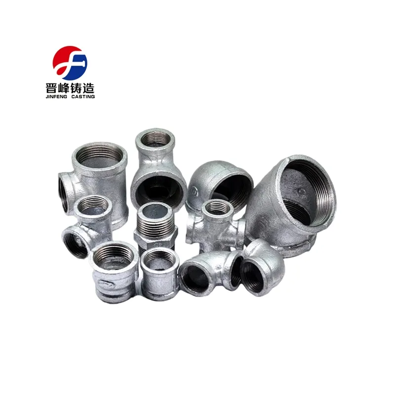 High Quality Galvanized Equal Tee Malleable Iron Pipe Fittings