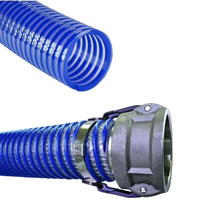 PVC Industrial Transparent Spiral Steel Wire Reinforced Suction Hose Pipe