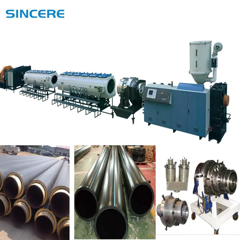 3 Layers HDPE/PE/PP Composite Water Supply Pipe Production Extruding Machhinery