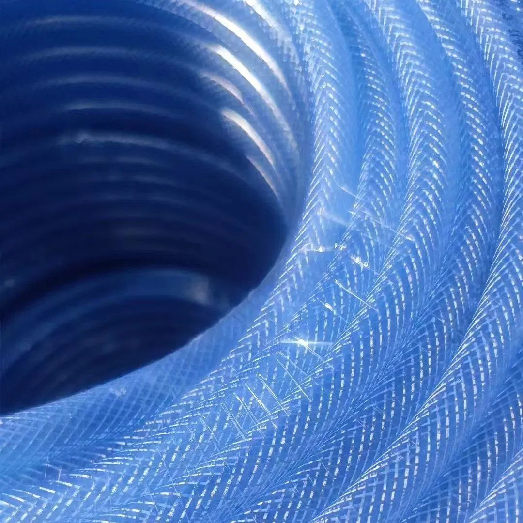 PVC Braided Reinforced Premium Garden Pipe Hose - Flexible Garden Water Plastic Pipe Irrigation for