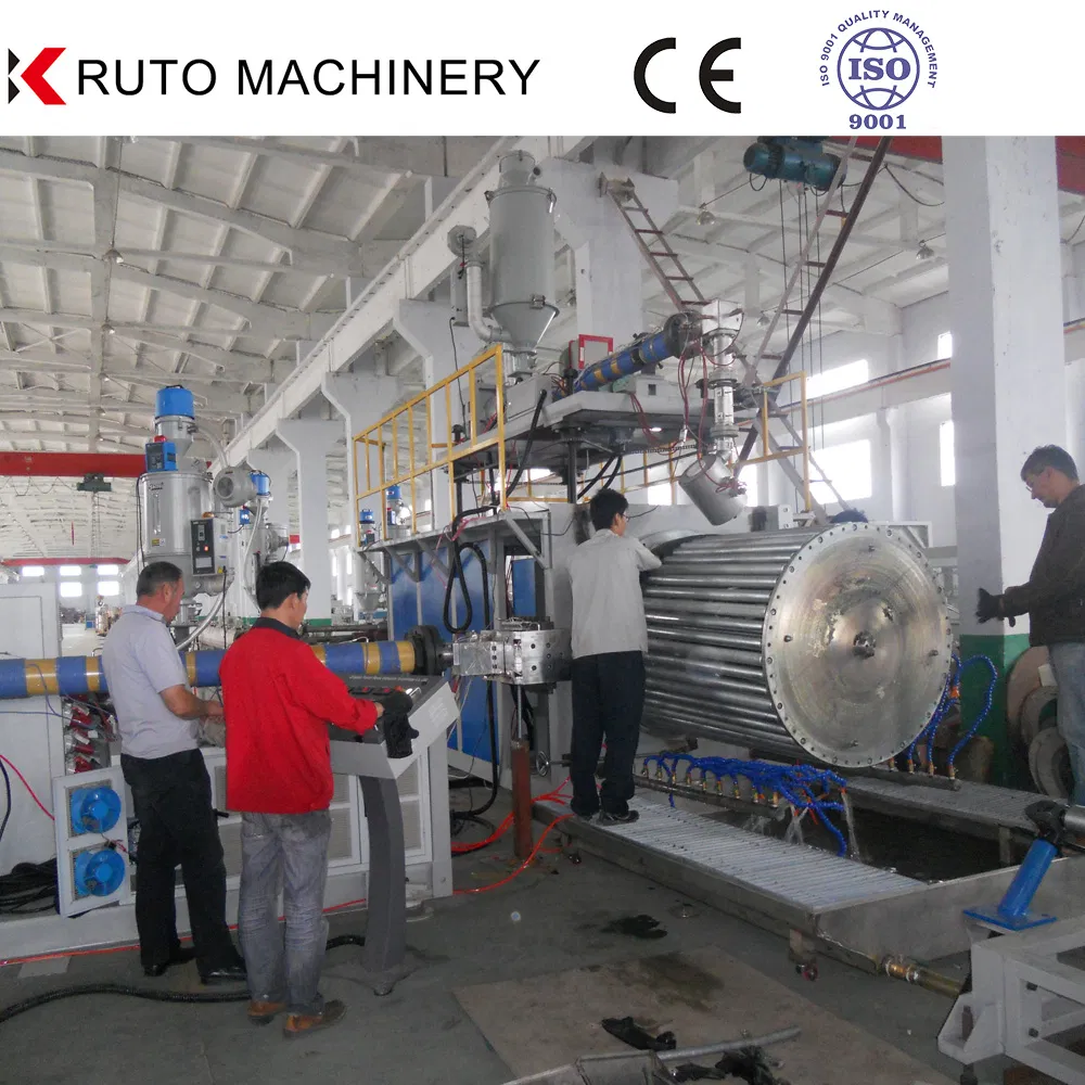 Single/Double Wall Corrugated Pipe Extruder Machine HDPE PE PVC UPVC PPR Pipe Extrusion Line