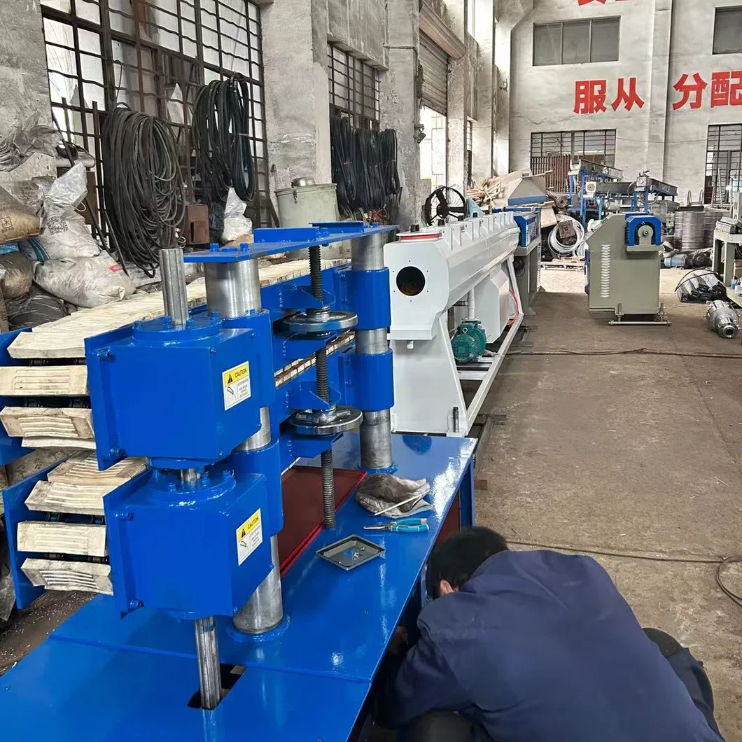 Sj90 110-160mm PVC Pipe Extrusion Making Machine/HDPE LDPE Water Pipe Production Line
