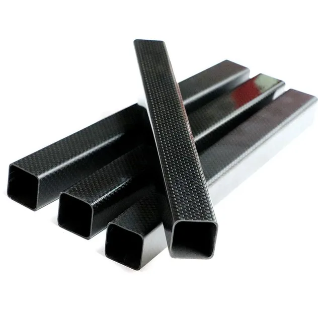 Factory Custom Carbon Fiber Tube Heat-Resistant Carbon Fiber Tube Fireproof Customized Shape Sporting Goods