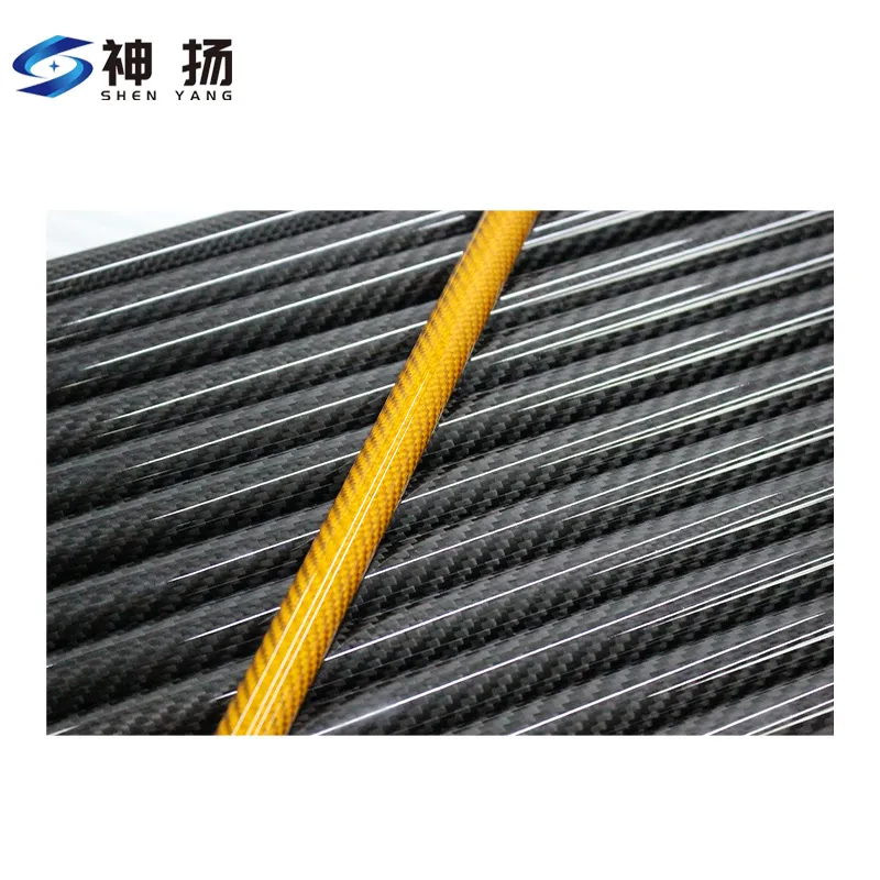 Od 8mm, ID 6mm, Length 1000mm, 3K Plain (Twill) Carbon Fiber Tube Pipe