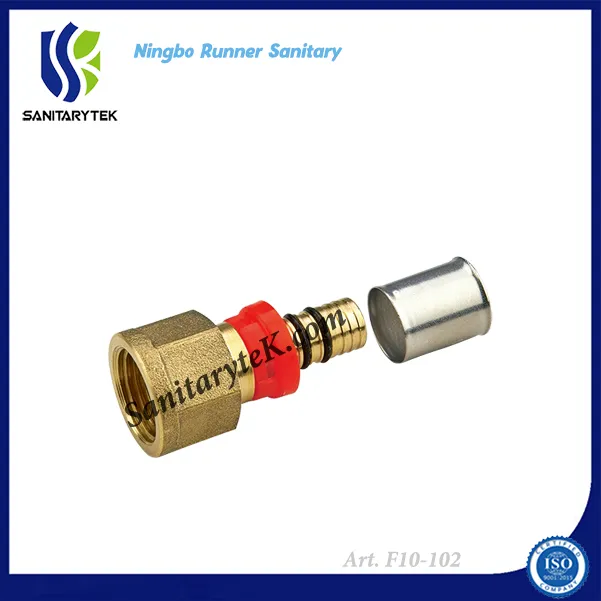 Equal Elbow Brass Press Fitting for Multilayer Pipes (F10-203)