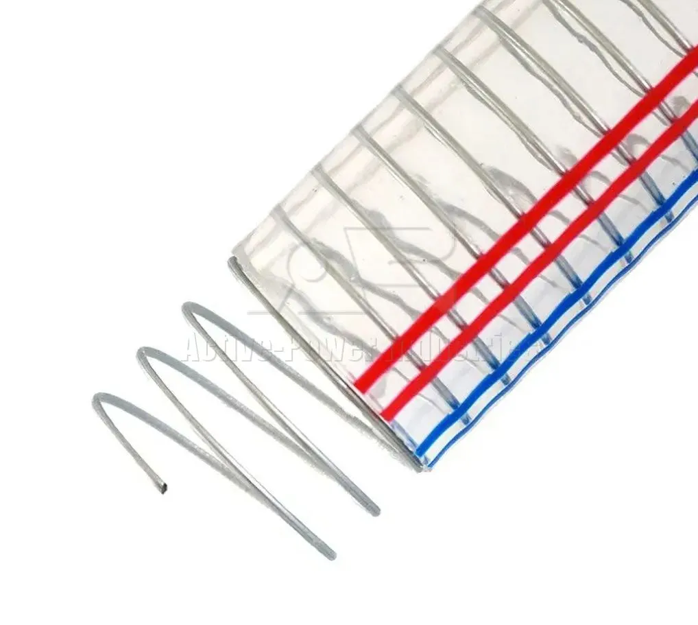 Active-Power Industries PVC Flexible Hose Factory Wholesale PVC Steel Wire Reinforced Hose China Anti-Static Water Supply Irrigation Transparent PVC Water Pipe