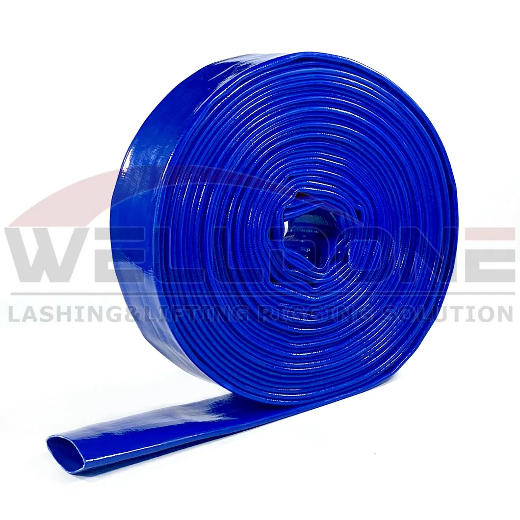 High Pressure Flexible PVC Lay Flat Hose Layflat Water Discharge Pipe for Agriculture Irrigation