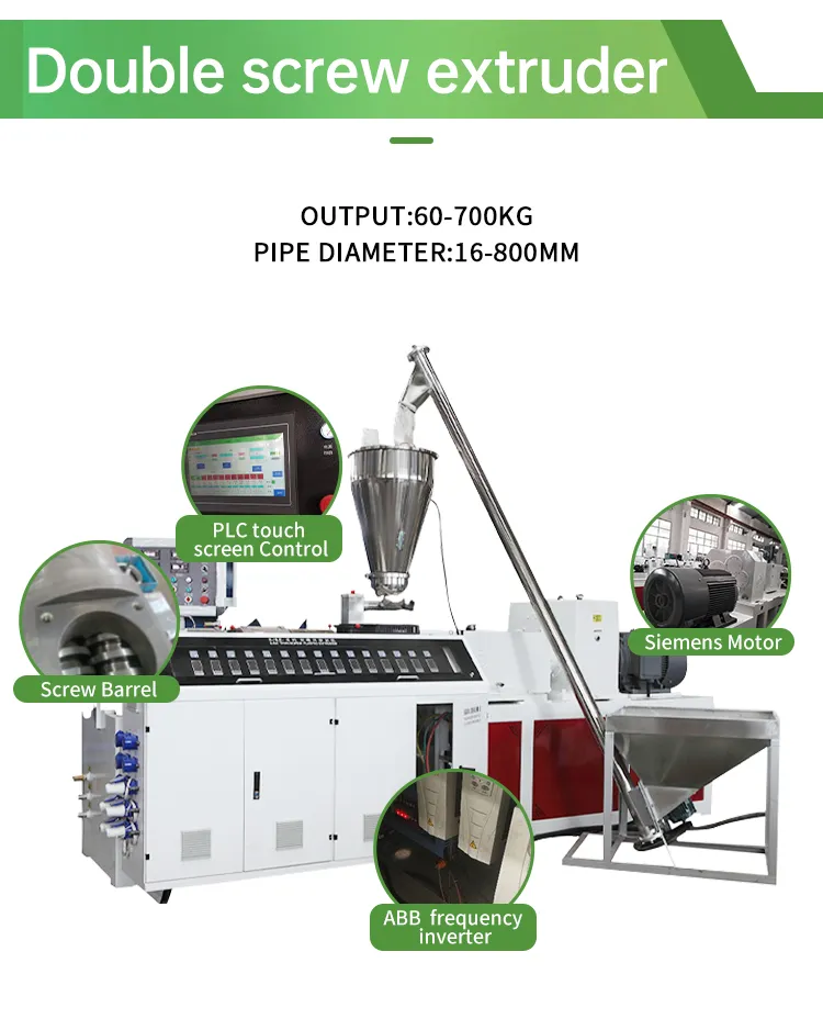 Plastic PVC/PE/PP/PPR Corrugation Electrical Conduit Protective Pipe Tube/Hose Extrusion Production Line