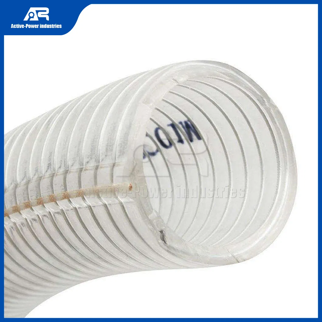 Active-Power Industries PVC Flexible Hose Manufacturing Fiber Reinforced Hose China High Temperature