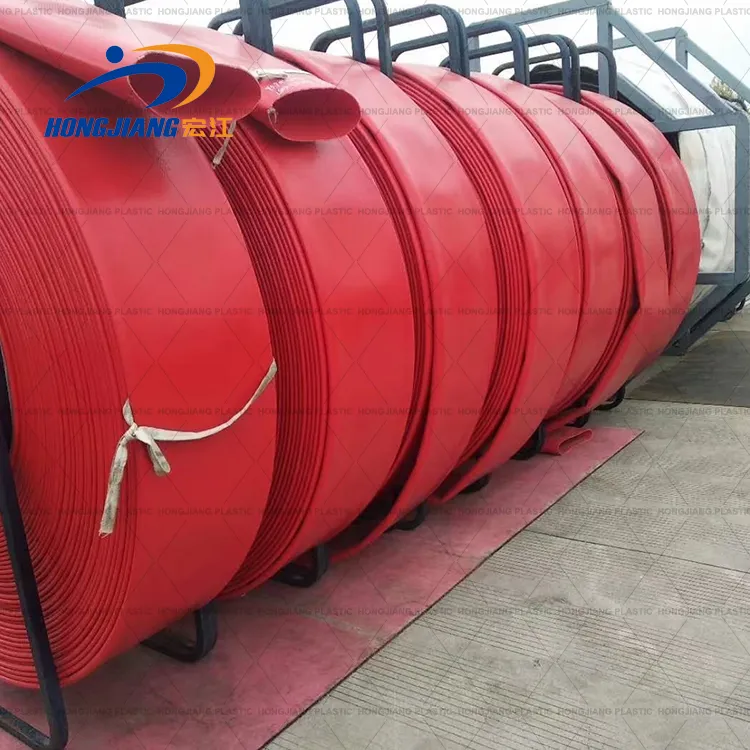 High Pressure 1 2 3 4 5 6 7 8 Inch PVC Soft Flexible Lay Flat Pipe
