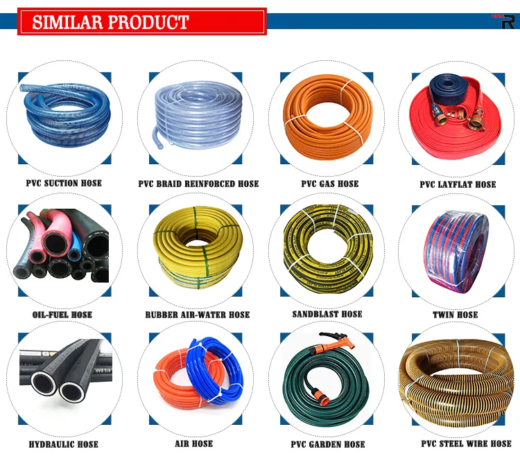 Customized PVC Clear Steel Wire Hose Spring Pipe