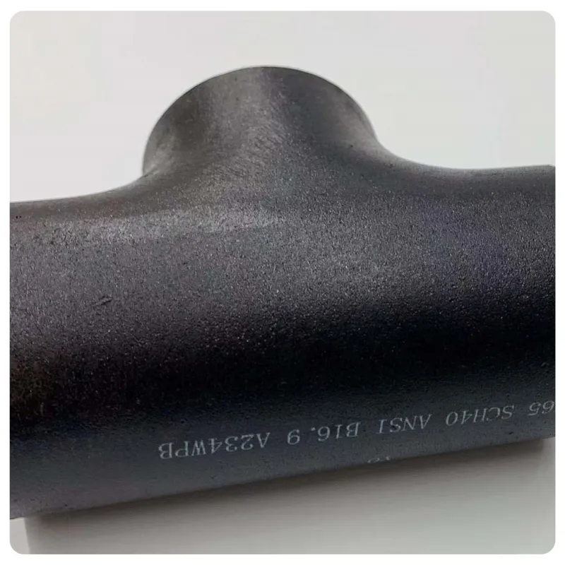 Industrial Joint Pipe Fittings Butt-Weld Carbon Stainless Steel 20# Equal Reducing Tee