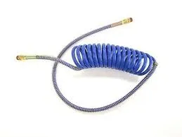 Yute Coiled Spring Pipe Meets Sea J844 in Red Blue Spiral