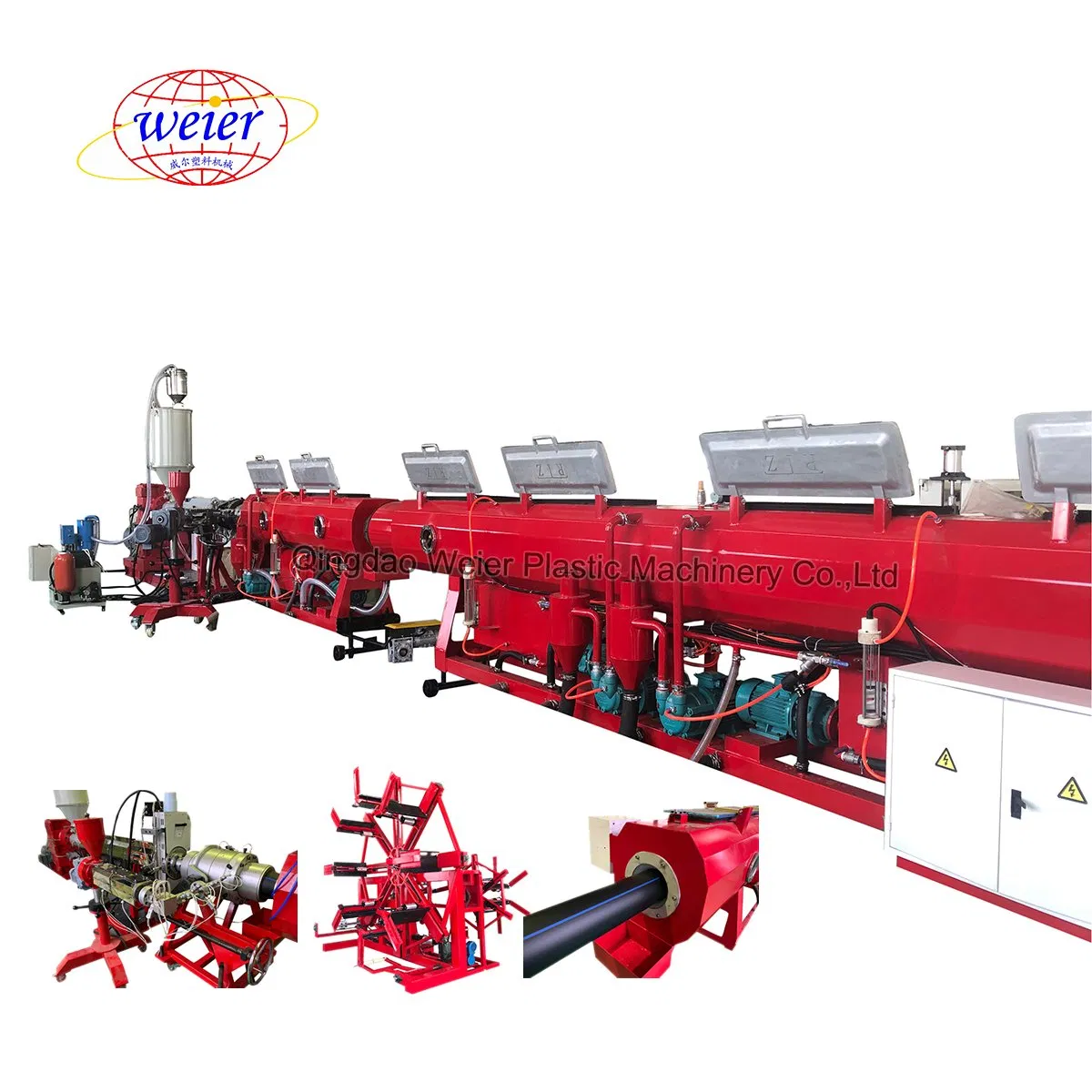 HDPE PE PP Pipe Extrusion Line for Gas and Water