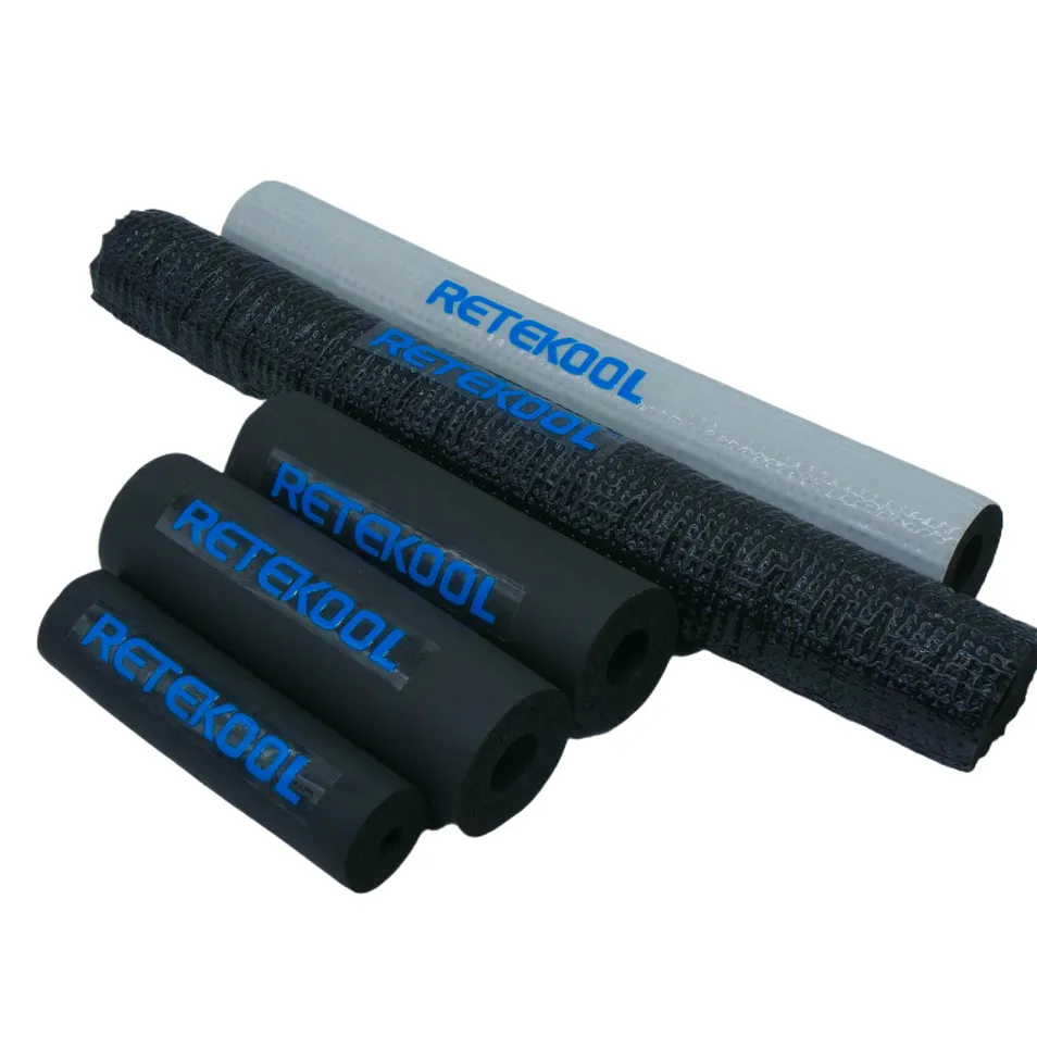Thermal Insulation Material Flexible PVC Polyethylene Rubber Foam Insulation Tube Pipe