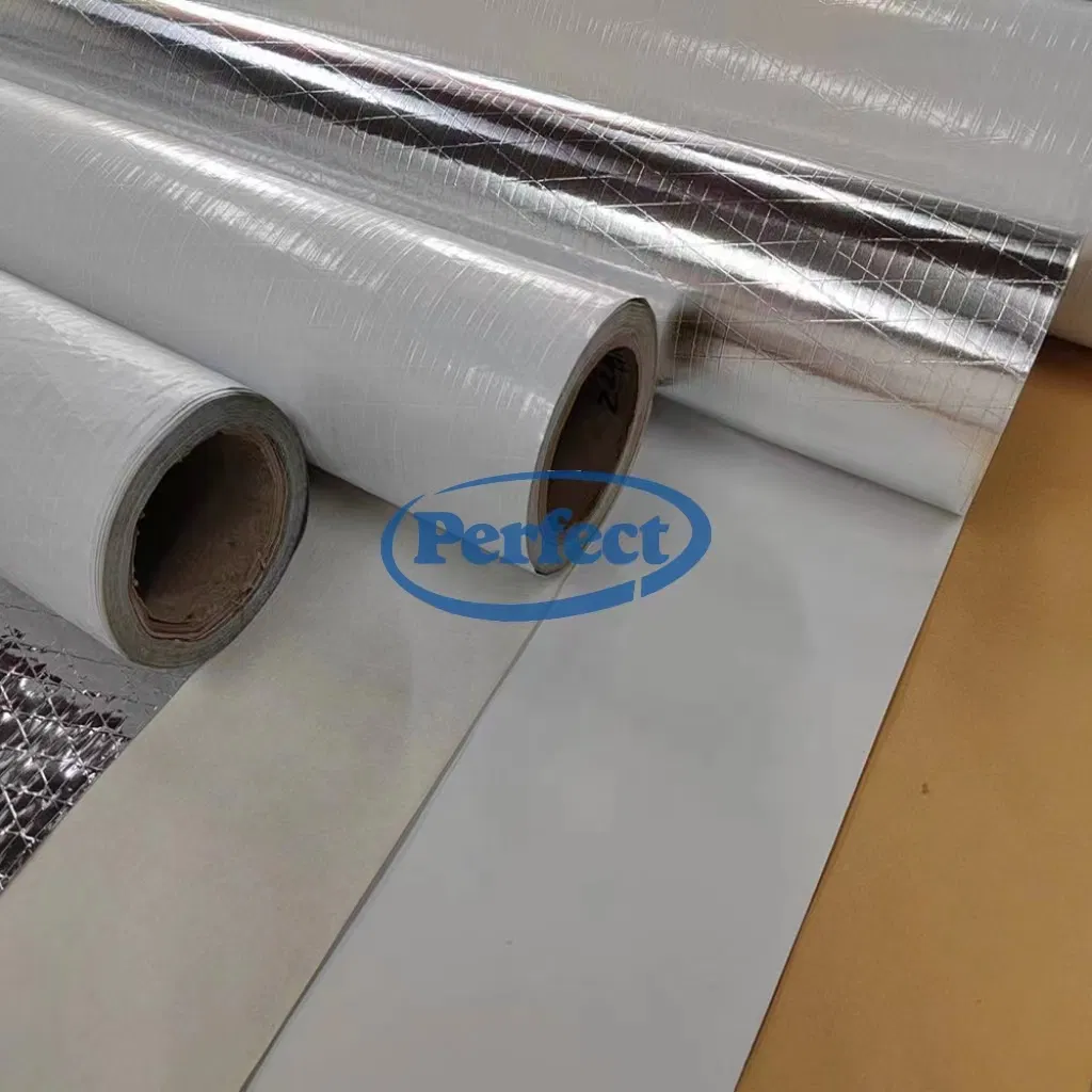 PP PVC White Film Polypropylene White Kraft Paper Backing Pipe Insulation