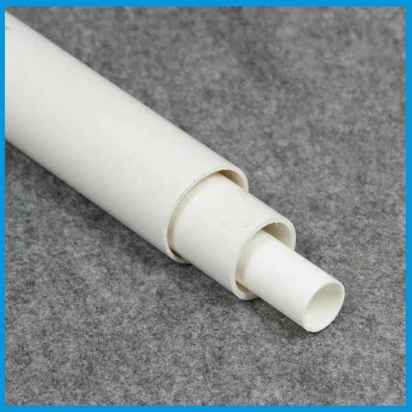 PVC Electrical Conduit Pipe UPVC Rigid Conduit White