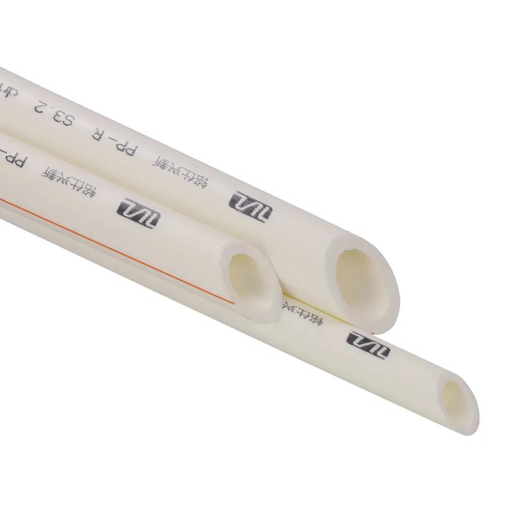 China Zhejiang OEM Factory PPR White Green Plastic Pipe for Water Plumbing System