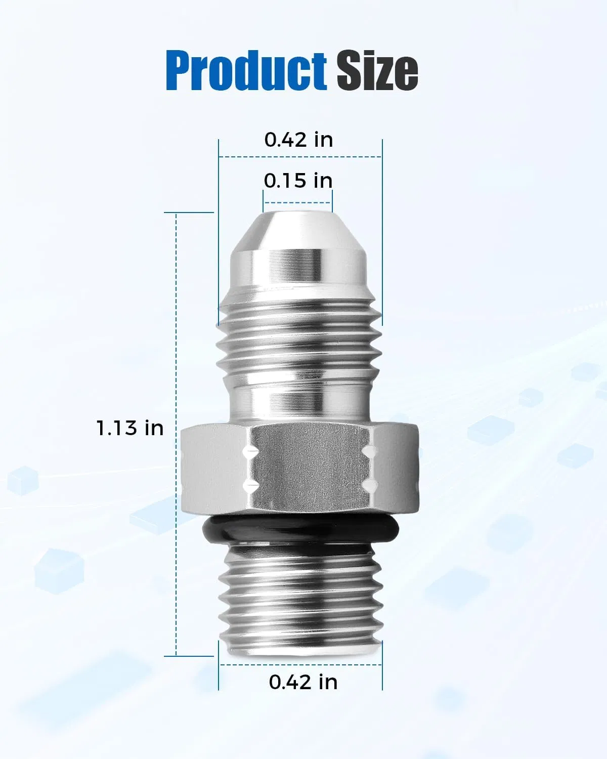 Best Selling Precision Rustproof Steel Hydraulic Hose Adapter Fittings, of Jic/Bsp/NPT/DIN/Orfs/Metric Standard