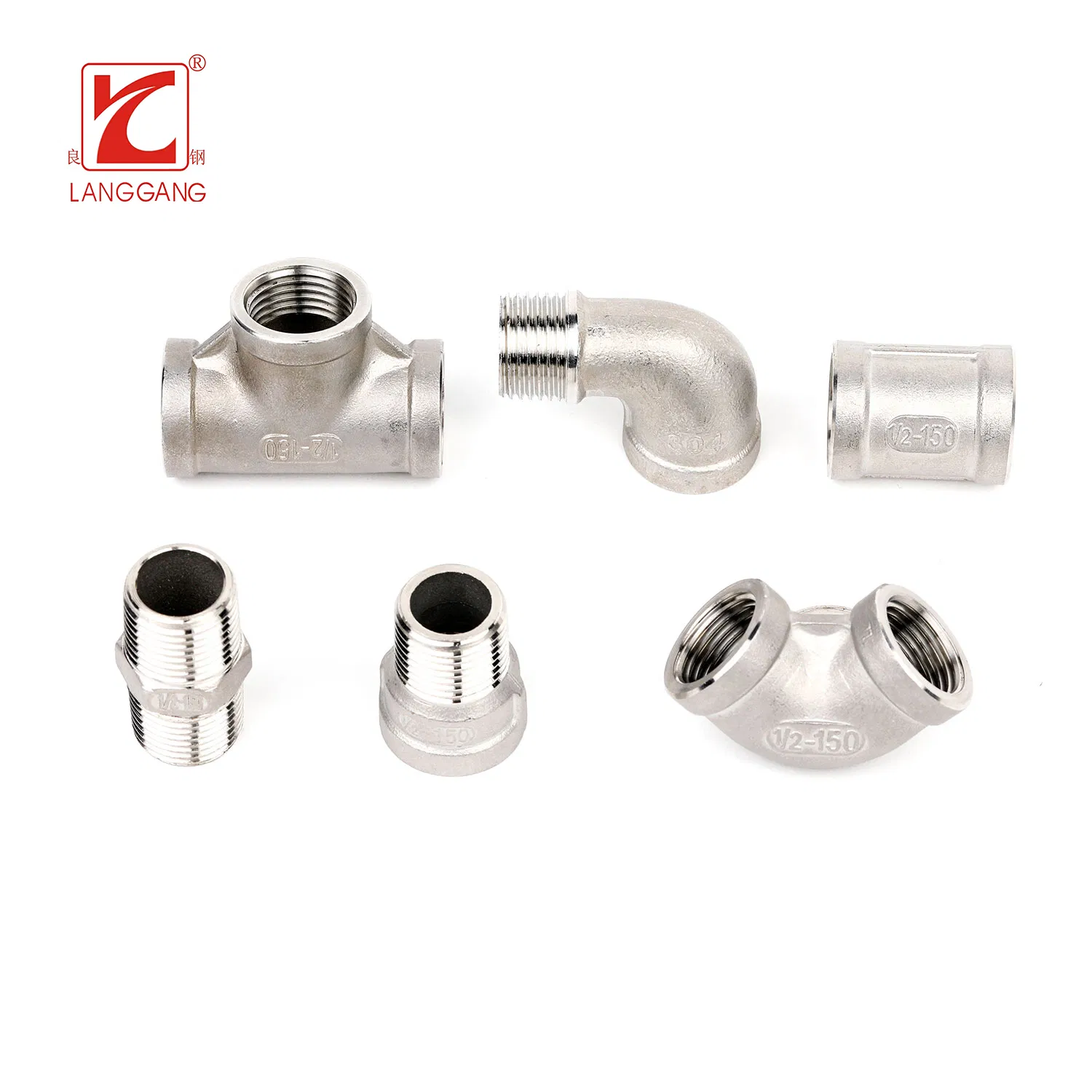 Female Thread 90 Degree Street Elbow 1′ ′ Stainless Steel Pipe Fitting