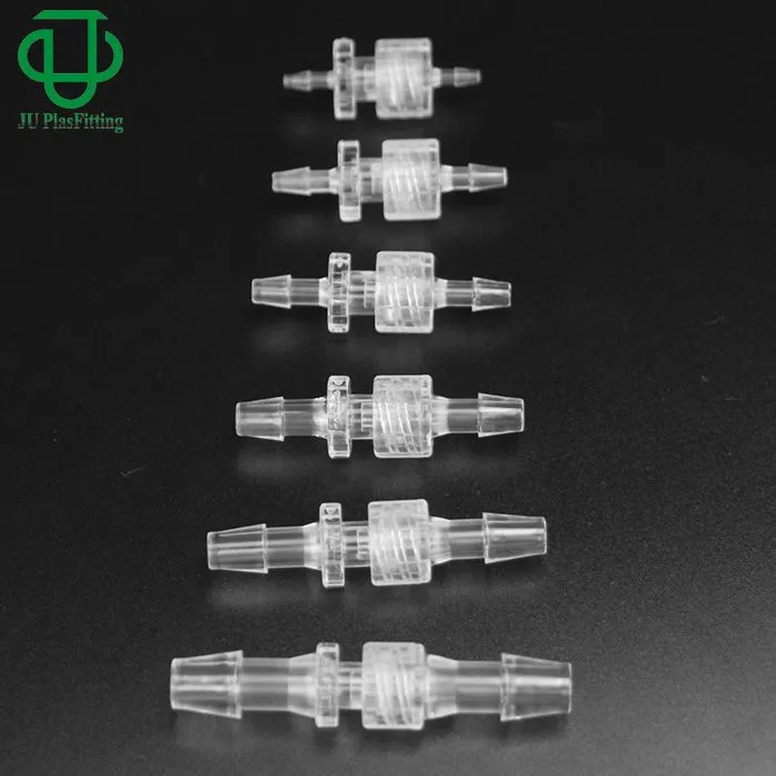 Ju Medical Male Luer Integral Lock Ring Adapter Female Luer Thread to Hose Barb Connector Luer Tube