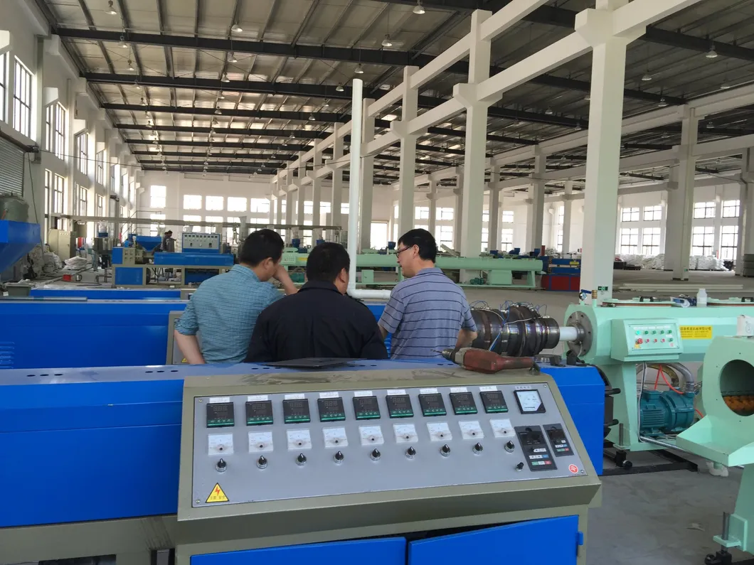 Sj90 110-160mm PVC Pipe Extrusion Making Machine/HDPE LDPE Water Pipe Production Line