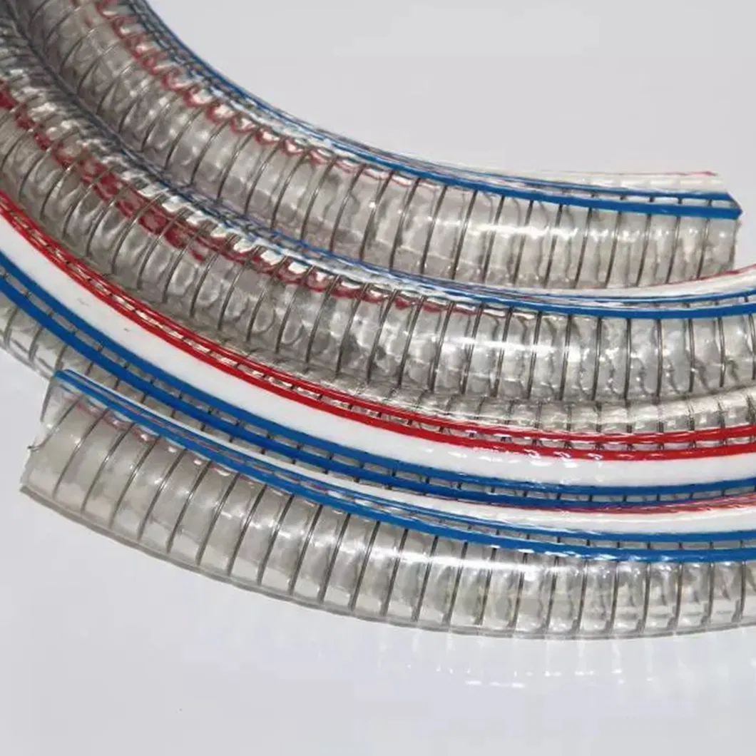 Customized PVC Clear Steel Wire Hose Spring Pipe