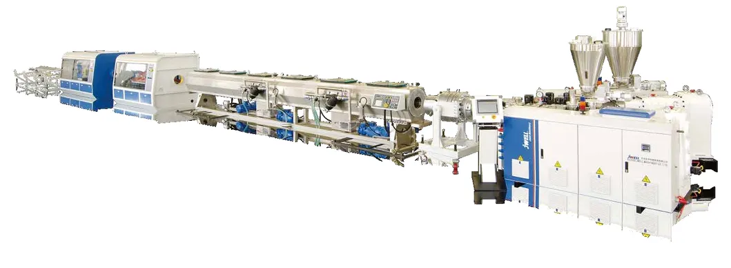 Three Layer Plastic PVC Solid Wall Pipe Co-Extrusion Production Line Jwell Global Supplier Supply High Quality PVC Solid Wall Pipe