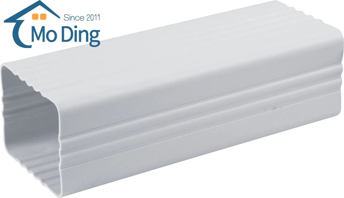 7-Inch Vinyl PVC Plastic Gutter Drainage Pipe