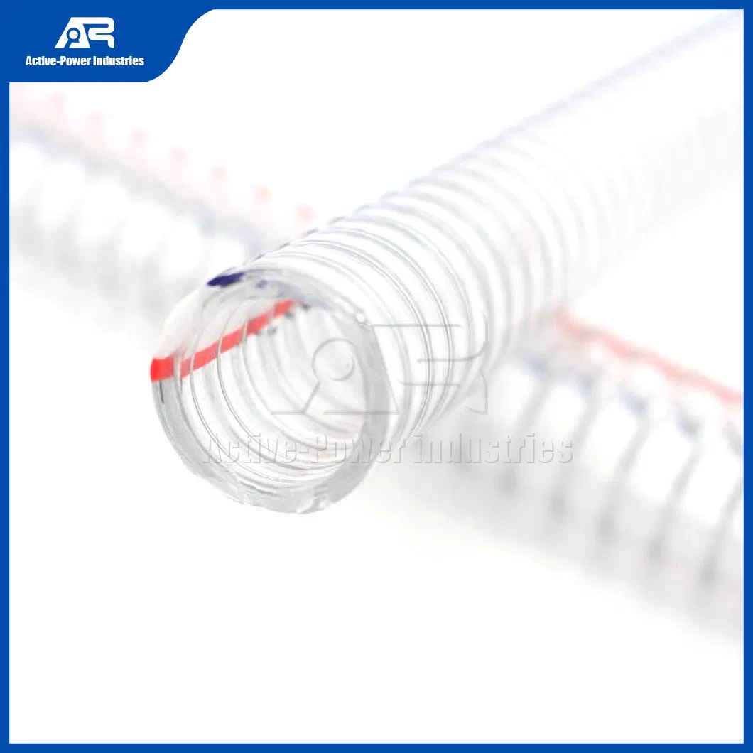 Active-Power Industries PVC Flexible Hose Manufacturing Fiber Reinforced Hose China High Temperature