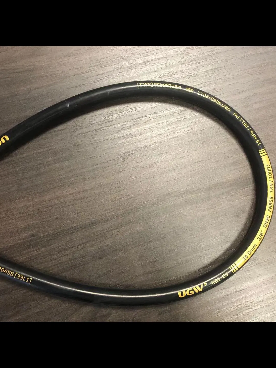 Ugw Hoses Industrial Hydraulic High Pressure Flexible Braided Suction Nylon Oil Air Rubber Hose Pipe
