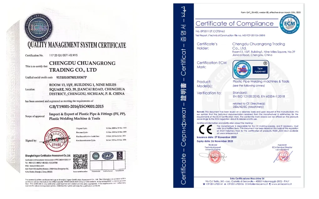 HDPE Pipe Internal Debeader and External Debeader of Plastic Pipes Tools