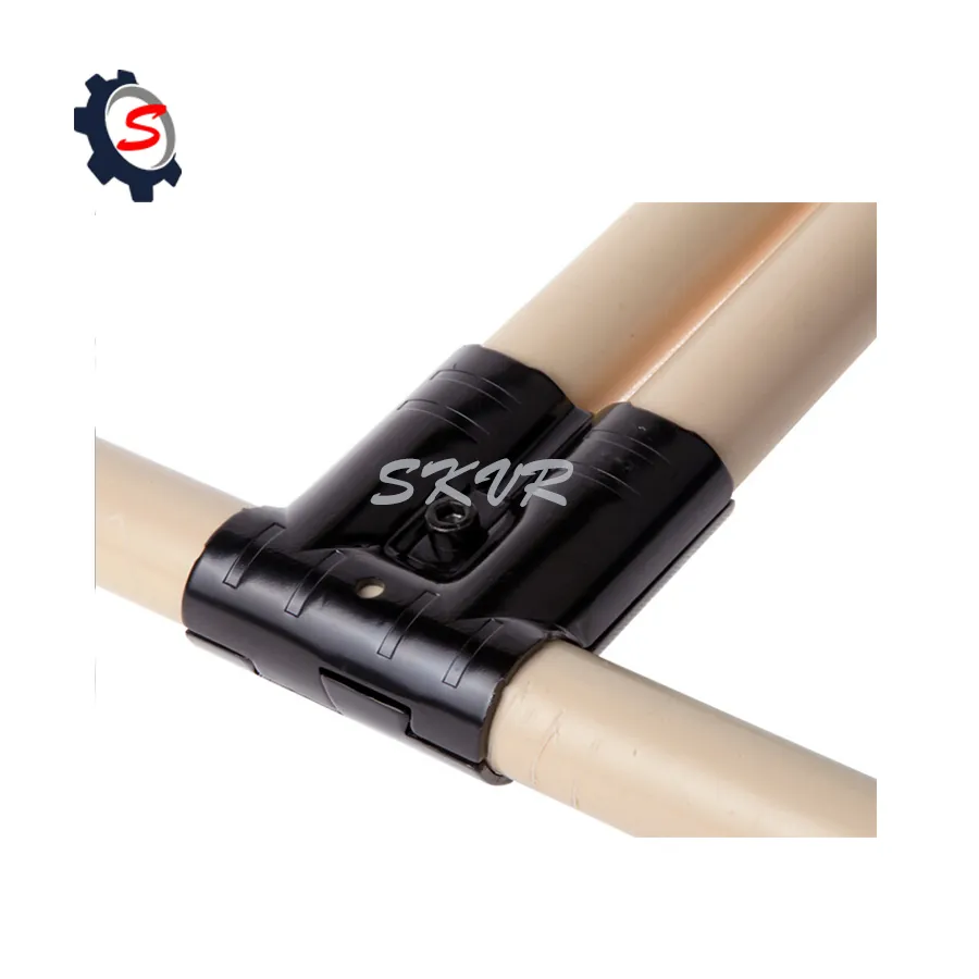 Ivory PE Lean Tube ABS ESD Coated Steel Lean Pipe for Worktable